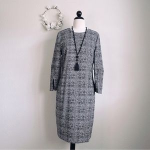 Banana Republic Plaid Knit Shift Dress